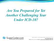 Ready for New ICD-10 Codes for 2017?