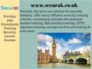 Personal License Training - Securak