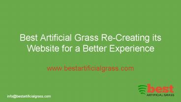 Best Artificial Grass New Website for Better Experience