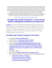 eComily Review - SECRET of eComily