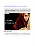 Why You Should Prefer Ladies Ethnic Wear Over Western Wear? PowerPoint PPT Presentation
