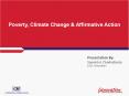 Fiinovation webinar on Poverty,Climate Change & Affirmative Action PowerPoint PPT Presentation