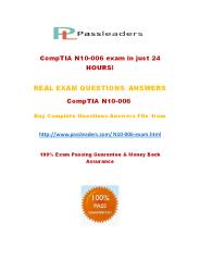 Passleader N10-006 Practice Test