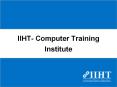 Software Training Institute | Computer Training Institutes in Pune PowerPoint PPT Presentation
