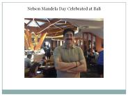 Nelson Mandela Day Celebrated at Bali