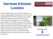German Kitchen London