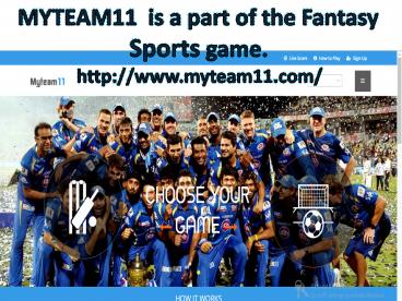 Fantasy Cricket |  Live Cricket Score