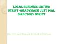 Local Business Listing  - Readymade justdial  Directory script PowerPoint PPT Presentation