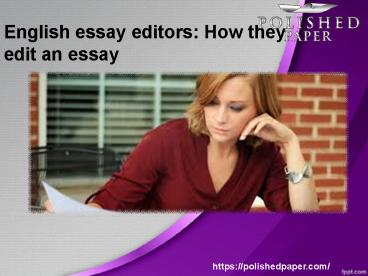 English essay editors how they edit an essay