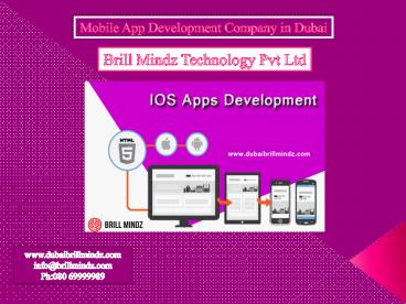Mobile App Development Company in Dubai