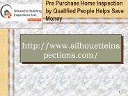 Pre purchase home inspection