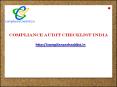 compliance audit checklist India PowerPoint PPT Presentation