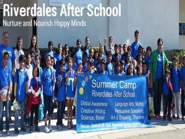 Summer Camp in Fremont CA - Riverdale After School