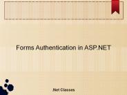 Forms Authentication in ASP.NET