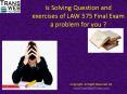 LAW 575 Final Exam, Questions & Answers | Transweb E Tutor PowerPoint PPT Presentation