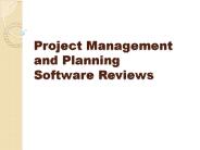 Project management and planning software reviews