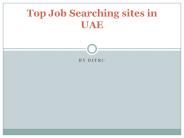 Top Job Searching sites in UAE