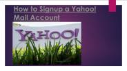 How to Signup a Yahoo Mail Account
