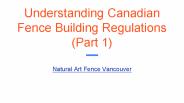 Understanding Canadian Fence Building Regulations (Part 1)