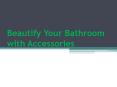 Designer Bath Accessories PowerPoint PPT Presentation