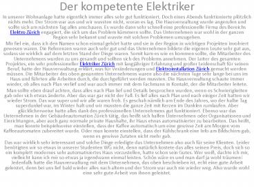Der kompetente Elektriker
