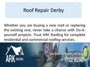 Roof Repair Derby