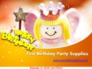 Best First Birthday Party Supplies