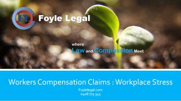 Stress claims in Western Australia Personal Injury Lawyers Perth - Foyle Legal