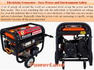 Electricity Generator - Save Power and Environment Safety