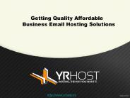Getting Quality Affordable Business Email Hosting Solutions