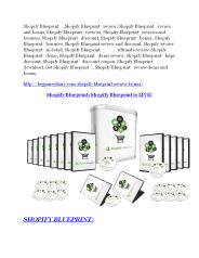 Shopify Blueprint review and (SECRET) $13600 bonus