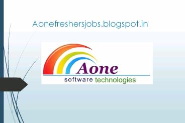 aone freshers jobs