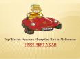 Cheap Car Hire Melbourne | Rent A Car Melbourne | Y Not Rent A Car
