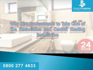 Central heating services Wellington