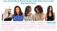 Lace Front Wig & Remy human hair Make Your looks Smooth & Shiny PowerPoint PPT Presentation