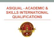 ASIQUAL - Academic & Skills International Qualifications