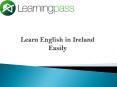 Learn English in Ireland PowerPoint PPT Presentation