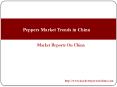 Peppers Market Trends in China PowerPoint PPT Presentation