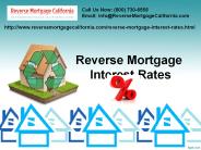 Reverse Mortgage Interest Rates In California