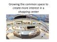 Growing Common Space to Create Interest in Shopping Centers - Sierra Group PowerPoint PPT Presentation