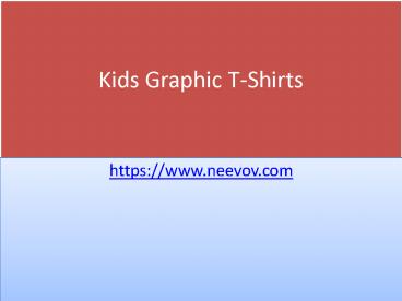 Graphic Chocolate Colour T Shirts for Kids