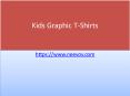 Graphic Chocolate Colour T Shirts for Kids PowerPoint PPT Presentation