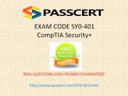 CompTIA Security+ SY0-401 practice test