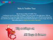 Baby & Toddler Toys