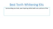 Best Teeth Whitening Products