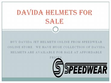 Davida Jet Helmets