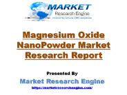 Magnesium Oxide NanoPowder Market will be Worth USD 4 Billion by 2021