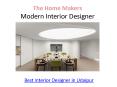 Modern Interior Designer PowerPoint PPT Presentation