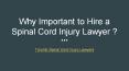 Why Important to Hire a Spinal Cord Injury Lawyer ? PowerPoint PPT Presentation