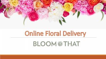 Floral Delivery